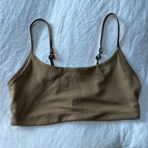 Vuori Halo Essential Bra in Goldenrod Heather